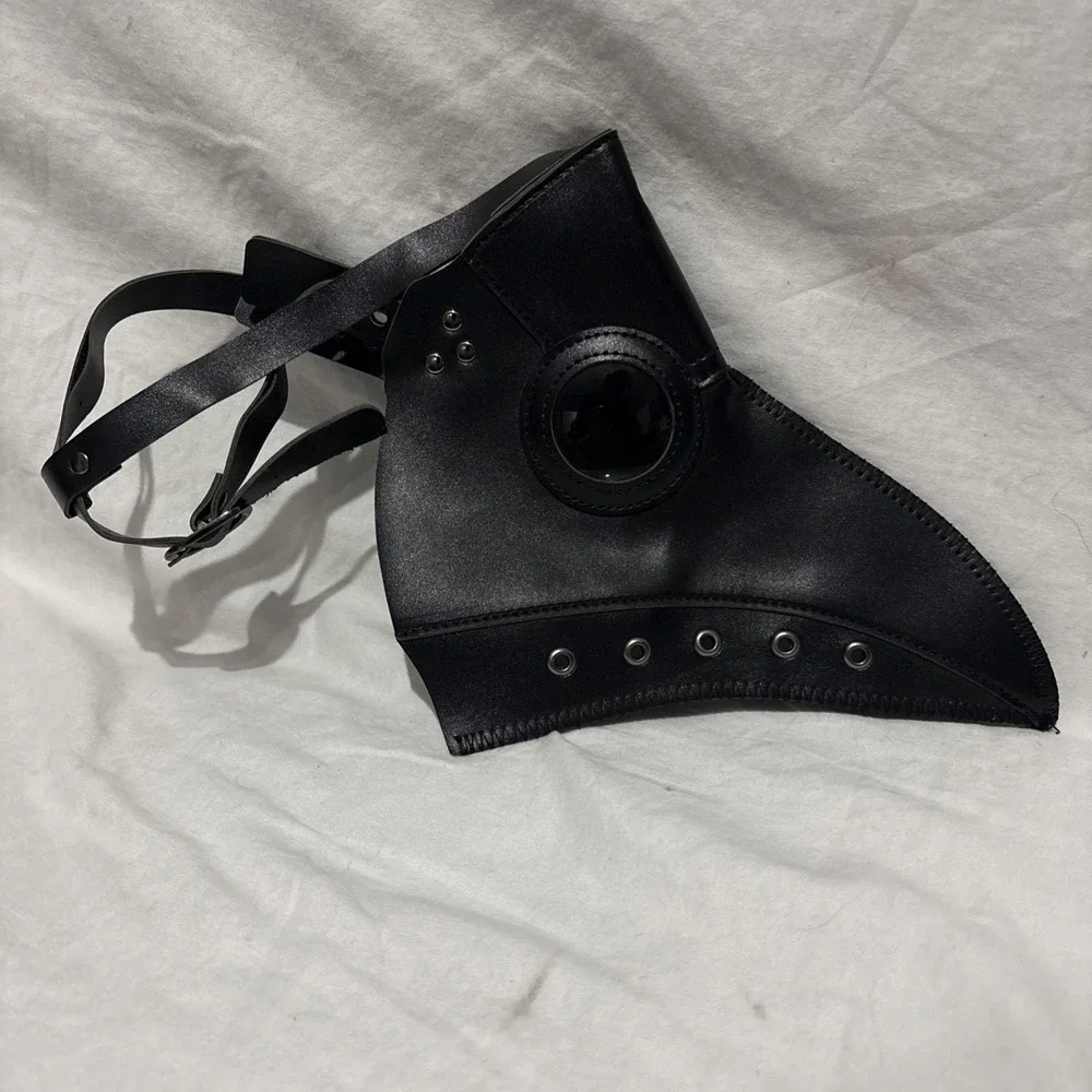 Fun Doctor Bird Mask Long Nose Beak Steampunk Plague Halloween Adult Costume
